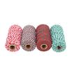 4 Rolls Cotton Colored Bakers Twines 2mm String Ropes for Projects Crafts Gift Wrapping Holiday Decorations