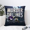 M-Murder D-Drones Pillow Case Plush Fabric Soft Pillowcase Double Sided Print Sofa Cushion Cover Throw Pillow Cover