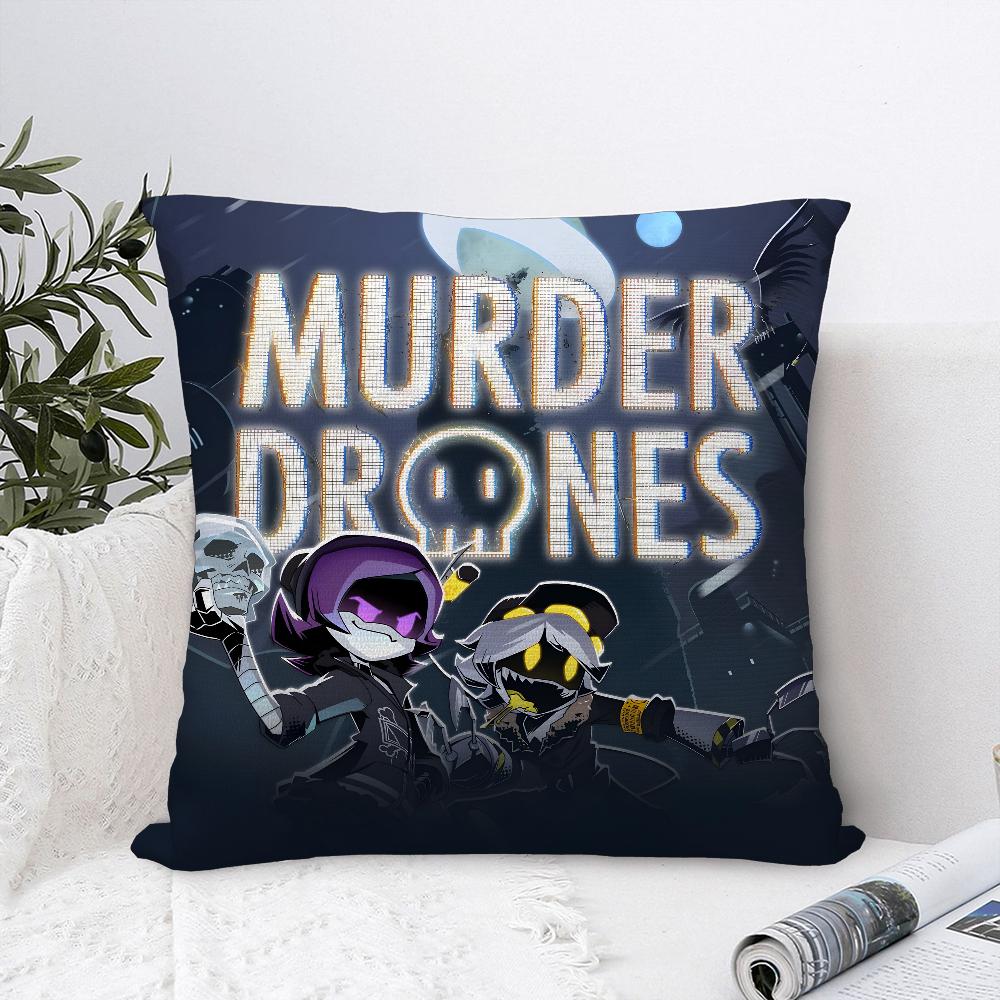 M-Murder D-Drones Pillow Case Plush Fabric Soft Pillowcase Double Sided Print Sofa Cushion Cover Throw Pillow Cover