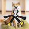 Plush Animal Dog Toy Stuffed Chick Squeaky Dog Chew Toy Oxford Cloth Animal with Long Limbs for Tug-of-War Small Dogs Puppies Cats Anxiety Relief
