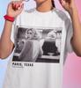 Texas Film T-Shirt Unisex Geschenk für Wim Wenders Filmfans Vintage Film T-Shirt Klassischer Arthouse Film Retro 80er Road Movie
