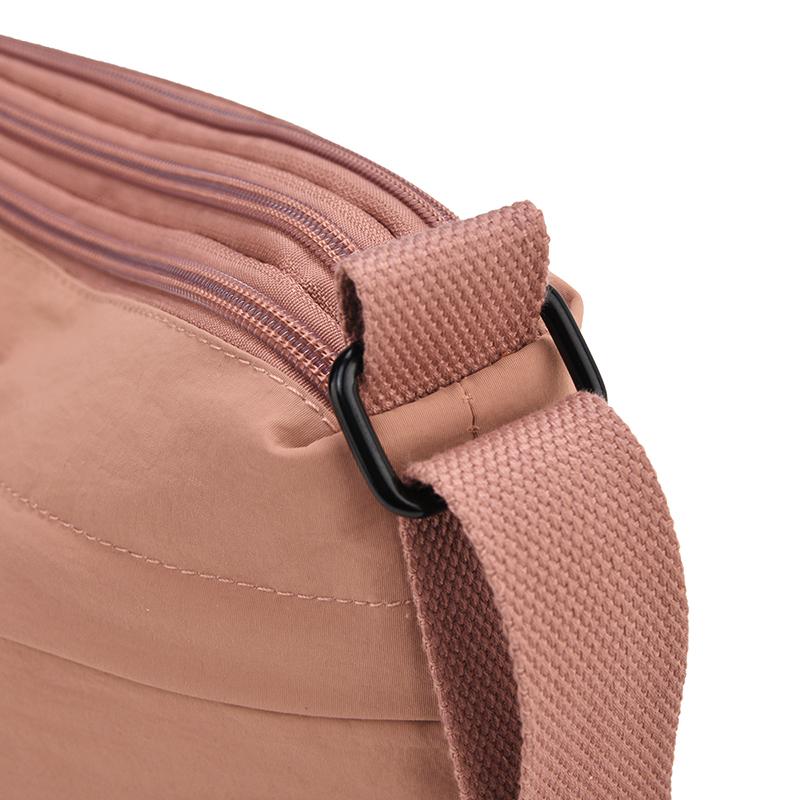 Women's Shoulder Bag Lightweight Large Capacity Multi-compartment Nylon Crossbody Bag