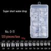 Ultra-Short Trapezoid Almond Nail Tips - Dual-Use, Full & Half Cover, Ultra-Thin, Seamless Design