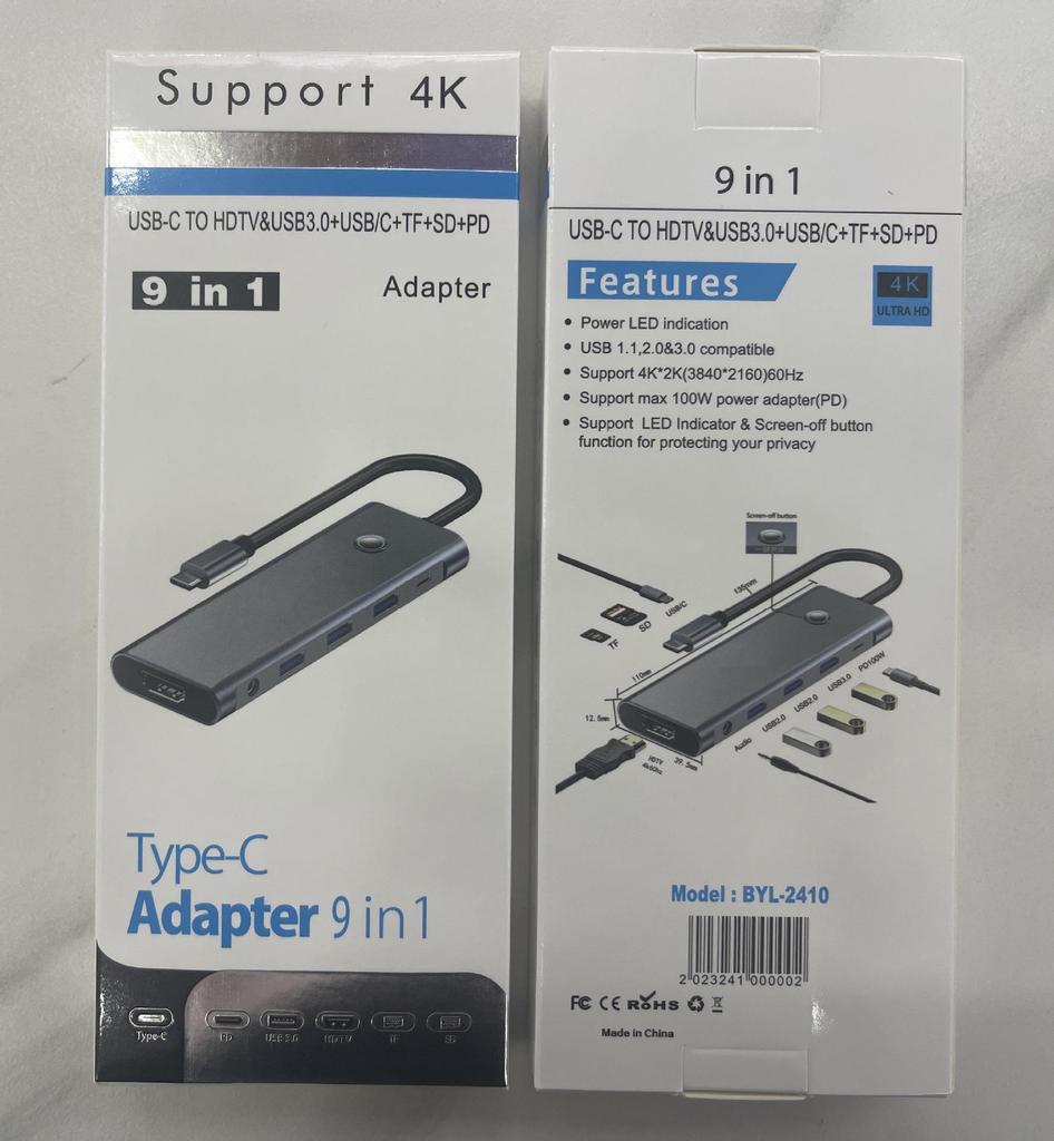 "5-in-1 USB 3.0 Multi-Port Hub Notebook Converter"