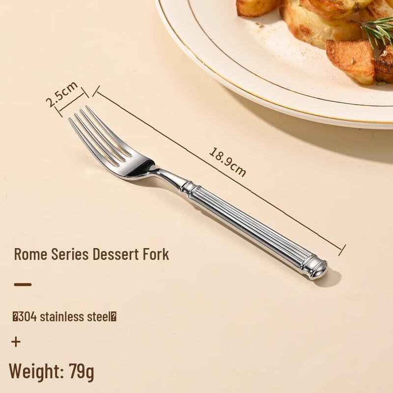 Premium WA Forged 304 Stainless Steel Dessert Spoon
