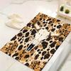 Western Cow Skull Carpet Rug for Living Room Bedroom Home Sofa Decoration,Kids Play Non-slip Floor Mat