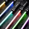78/98cm Metal Laser Lightsaber Katana 20 Led Light Color Changing Luminous Sword Real Japanese Katana Sabre Samurai Sabre Toy