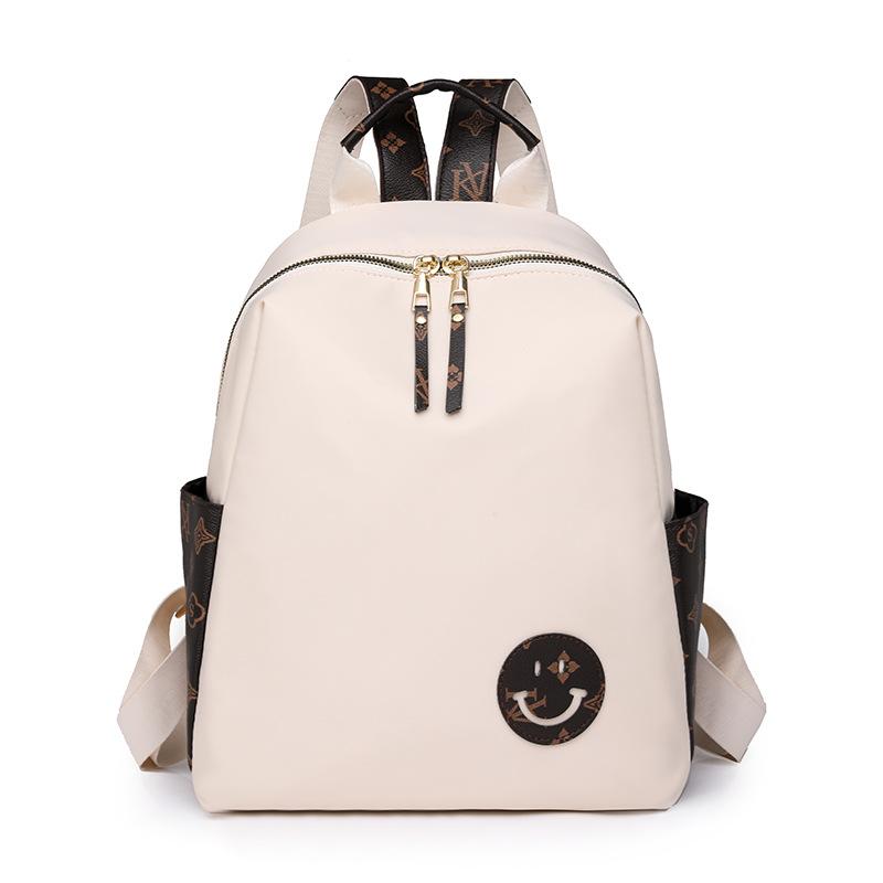 

Новый модный рюкзак большой вместимости в стиле ретро, ​​новый минималистичный дорожный рюкзак из искусственной кожи, универсальная лоскутная сумка для женщин