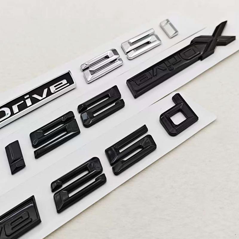 3D ABS Auto Styling Logo XDrive 25i 25d Plakette Heckklappen Emblem Seiten Tür Aufkleber Für BMW X2 X3 XDrive Auto Zubehör