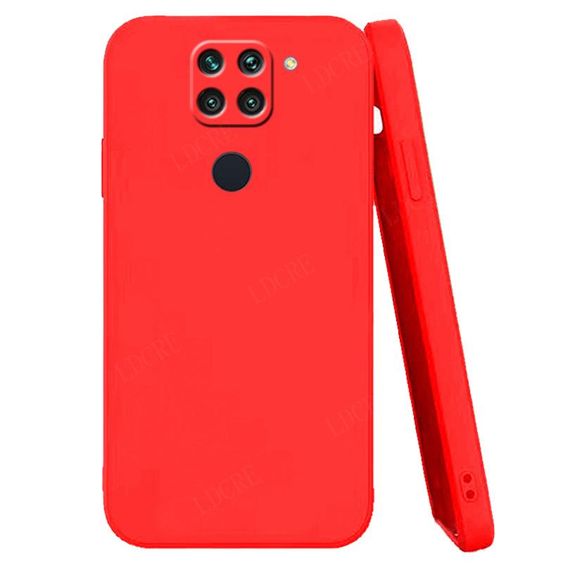 

Для Redmi Note 9 Чехол Xiaomi Redmi Note 9 Capas Оригинальный Телефон Бампер Задняя Противоударный Мягкий TPU Fundas Redmi Note 9 6.67 Note 9 4G Global красный