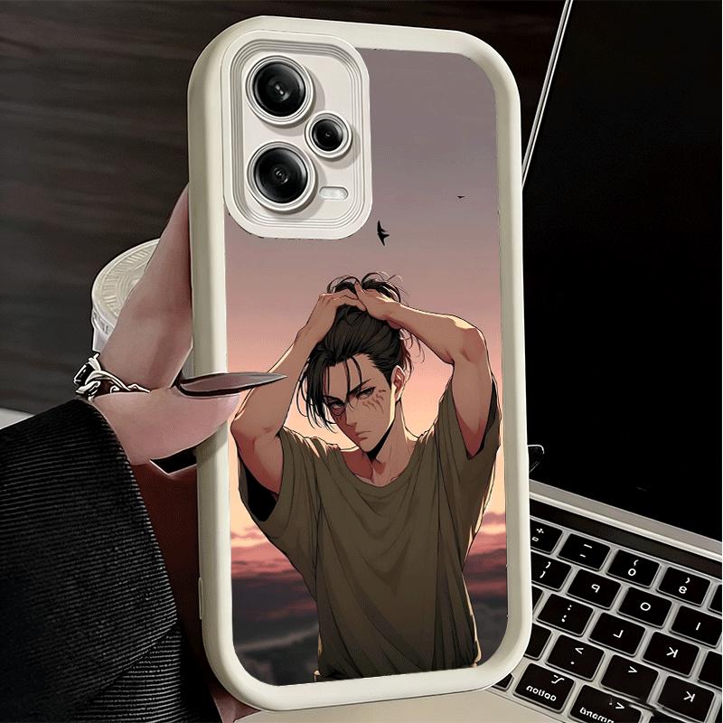 Phone Case for Xiaomi Redmi Note 15 14 13 Pro Plus A-Attack On T-Titan Eren Yeager Shell 12S 11 11S 11T 5G 14S Soft Silicone Fun