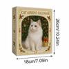 Cute Kitten Advent Calendar 2D Acrylic Christmas Decoration Christmas Countdown Calendar Cat Lovers Gift 24 Days