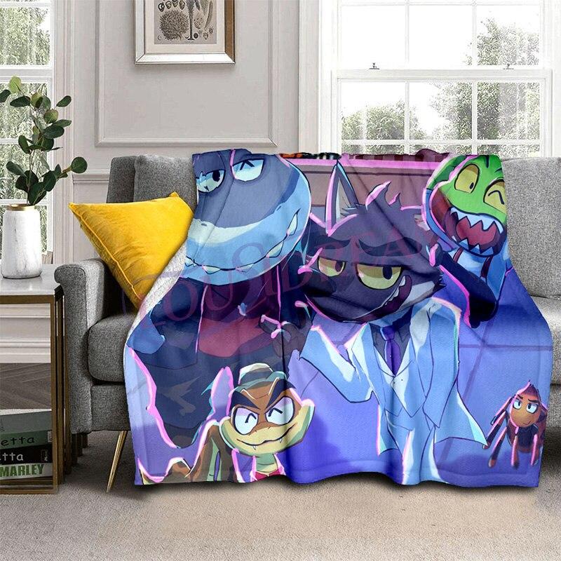 

Ковдри The Bad Guy Суперм’яка мультяшна TBG Фланелева ковдра Тепла легка дитяча постільна білизна Диван Диван Крісла Всі сезони 75x90cm