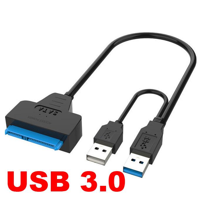 SATA To USB 3.0 2.0 Easy Drive Cable USB 3.0 To Sata III Hard Disk Adapter External 2.5 Inch HDD SSD Hard Drive Adapter Power DC