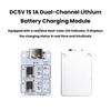 DC 5V 1S 1A Dual Channel Lithium Battery Charging Module 18650 Lithium Battery 3.7V 4.2V Bidirectional Battery Charger Protectio