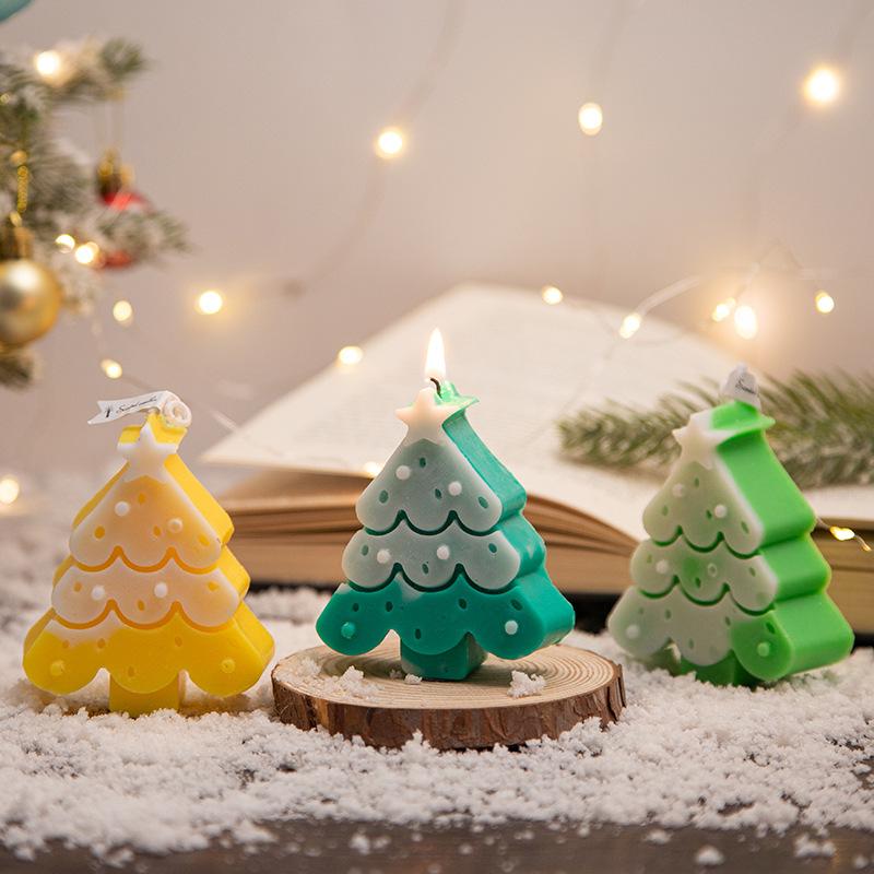 Ins Christmas Tree Aromatherapy Candle Home Creative Styling Candle Souvenir Christmas Gift