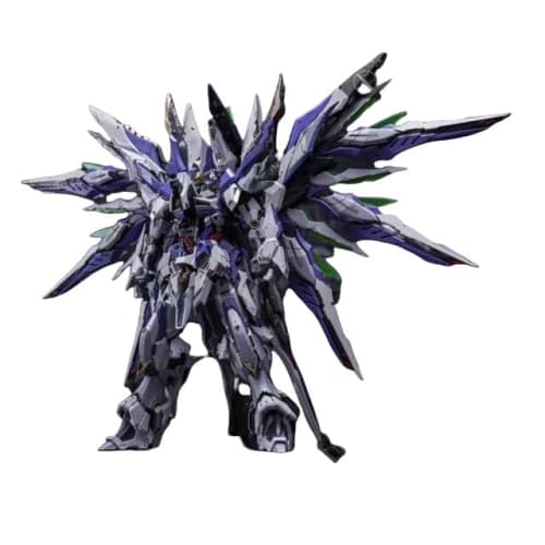 SKY DEFENDER Tent, 1/72 Scale, Pre-painted, Movable Plastic Model Kit with Alloy Frame and Plastic Robot Figure