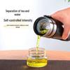 OLOEY Portable Double-Wall Tea Infuser Glass Bottle
