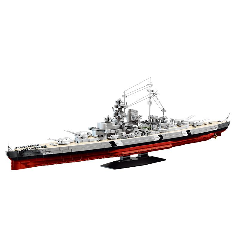 High-Standard 2686Pcs Top-Grade 1:300 Top-Grade Ww2-Era Top-Grade Battle Superior-Grade Ship High-Standard Building-Set Top-Grade Building-Bricks NO.98005