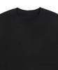 Graver [Unisex] Elbow Spray Flower Smile Sweatshirt_Black