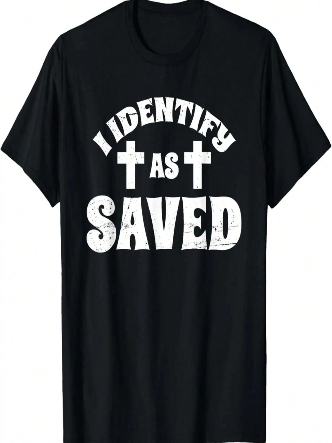 I Identify As Saved  Baptism T-Shirt S