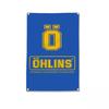 OHLINS" Oversized Flag, Flag Banner, Large Size Approx. 51.2 X 35.4 Inches (130 X