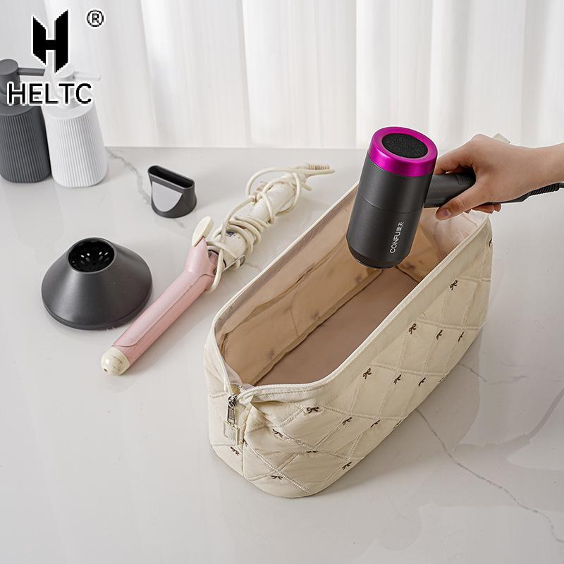 Große Kapazität Föhn & Lockenstab Organizer Friseurwerkzeuge Organizer Tasche Mit Mehreren Fächern Und Reißverschluss