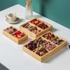 Bamboo Multi-Compartment Serving Tray