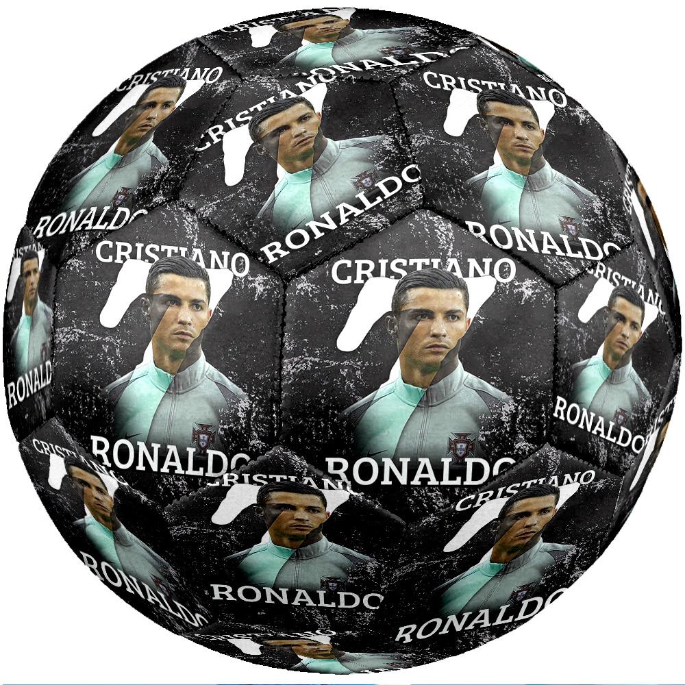 Cristiano Ronaldo Theme Soccer Ball Size 5 Soccer Ball Soft Touch Professional Training Football for Outdoor Sports
