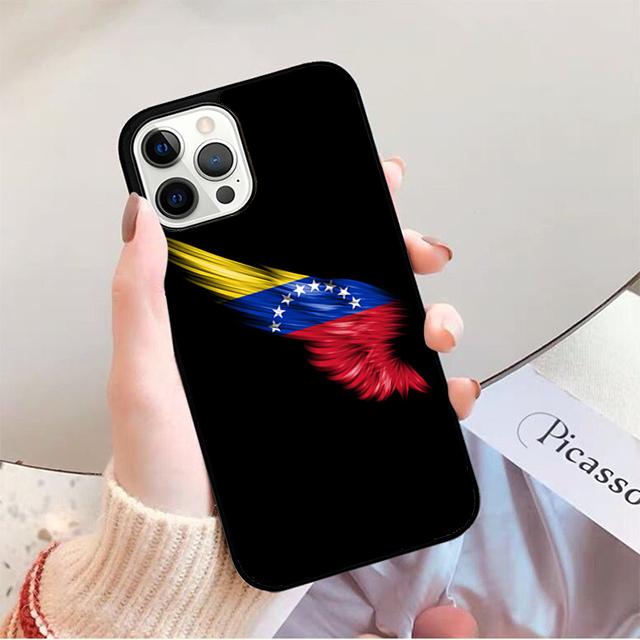 Venezuela Flag Coat Of Arms Phone Case for iPhone 17 Air 16 16e 15 Plus for Apple 13 11 12 14 Pro Max Cover Coque Fundas