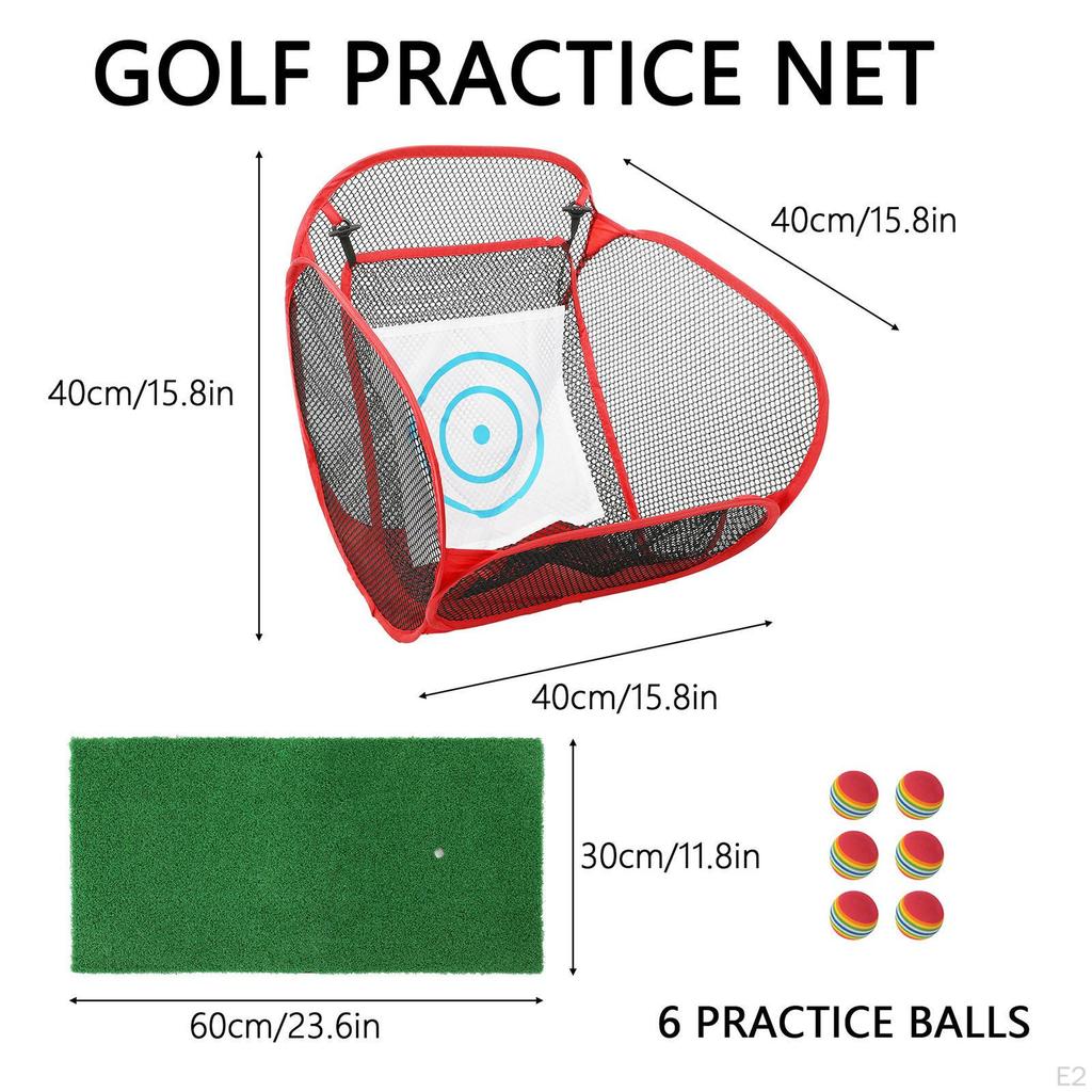 Golf Chipping Net Portable Practice Gift for Men/dad/him Lovers Hitting Foldable Indoor