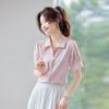 Tuoluoman 2026 Summer Women's Short Sleeve Professional Blouse