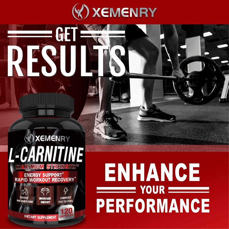 L-Carnitine Capsules 1330mg - Weight Loss, Fat Burning - L-carnitine Tartrate
