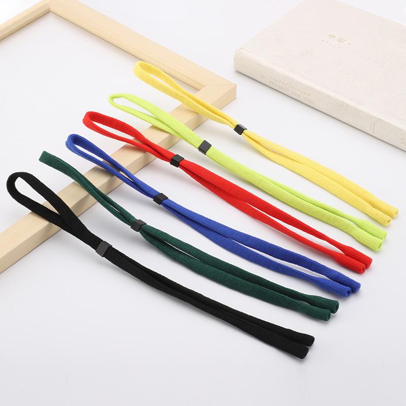 Adjustable Glasses Strap 5Pcs Anti Slip Skin Friendly Eyeglass Lanyard Spectacle Neck Cord for Hiking Camping Daily Use
