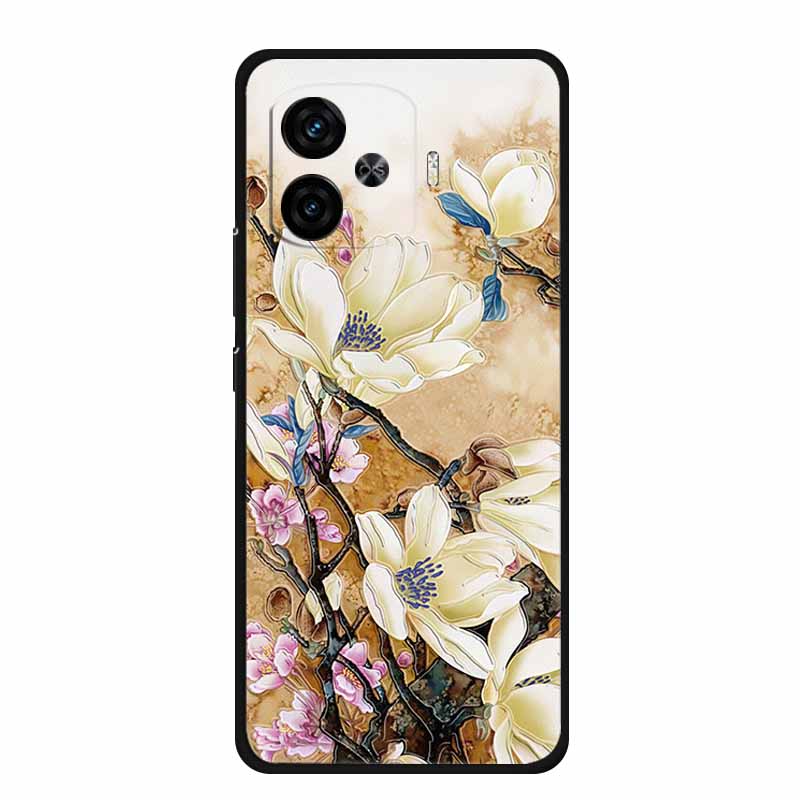 3D Emboss Case For Vivo iQOO Neo 10R Phone Case Relief Flower Silicone Soft Coque For Vivo iQOO Neo 10R 10 R Back Cover Case Bag