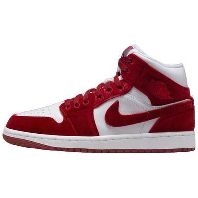 1 Mid Se Czerwony Aksamit Damskie Jordan FZ3334-100
