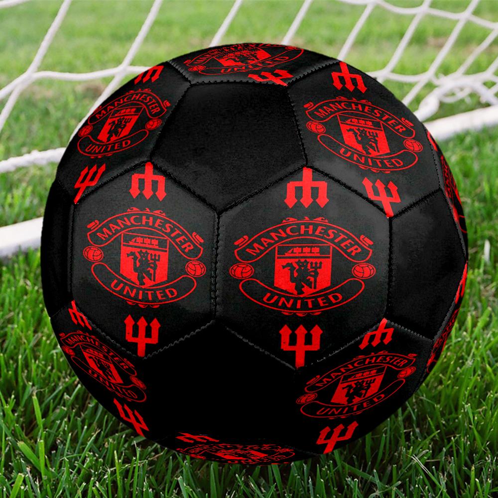 Manchester United Theme Size 5 Soccer Ball, Suitable for Both Indoor and Outdoor Matches, a Gift Suitable for Everyone.