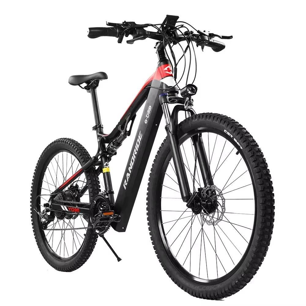 Neues RANDRIDE YG90B E-Bike, 1000W Hochleistungsmotor 48V17AH Akku hydraulische Bremse Elektrofahrrad für Erwachsene 27,5-Zoll-Reifen E-Bike