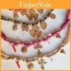 Cross Pendant Necklace With Floral Leaf Design For Women Summer Fashion