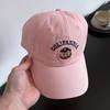 Cute Bear Embroidered Baseball Cap Children Spring And Summer Face Small Soft Top Versatile Wide Brim Cap Men'S Trendy Brand