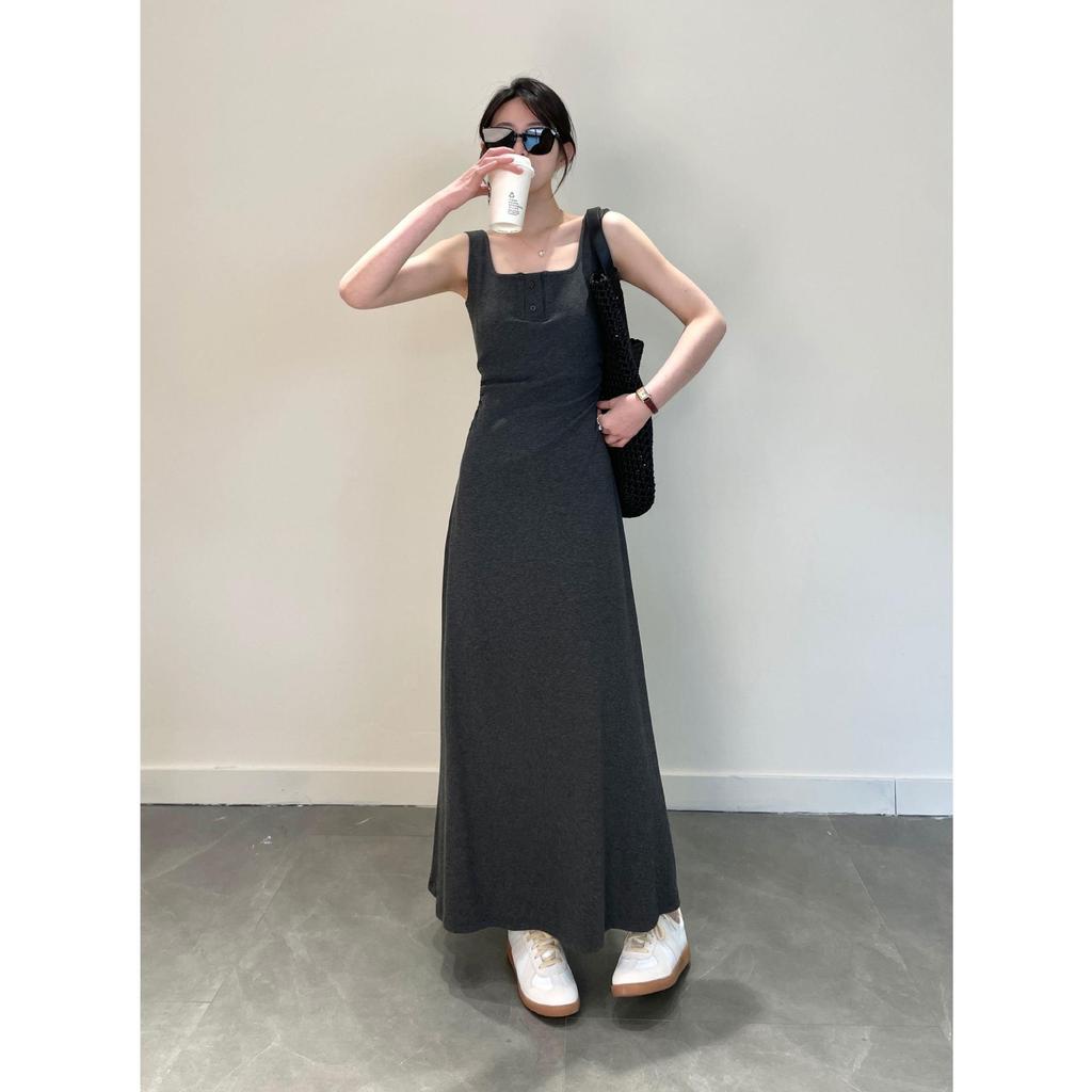 Southern Fish Chest Pads: Comfortable Slimming Knit Camisole Vest Dress