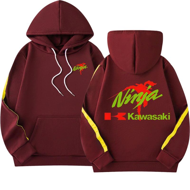 2025 Jaro/Léto Podzim/Zima Horký prodej Mikina s kapucí Kawasaki High end Pohodlná Jednoduchá Sportovní