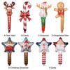 Gift Inflatable Toys Christmas Decor Santa Claus Xmas Ornament Snowman Elk Deer Helium Foil Balloon