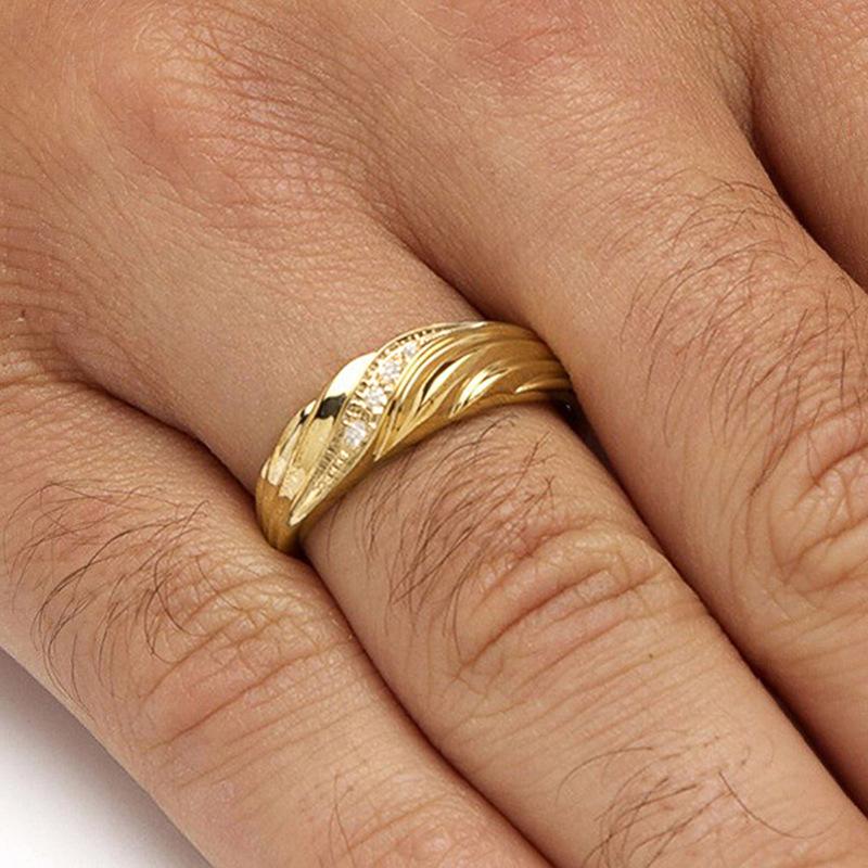 Micro-Inlaid Zircon Ring For Women, Light Luxury Texture Design Ring, Fashionable Hit