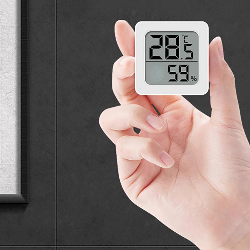 Multifunction ElectronicTemperature Large LCD Screen Humidity Table Clock Automatic Monitoring Desk Clock