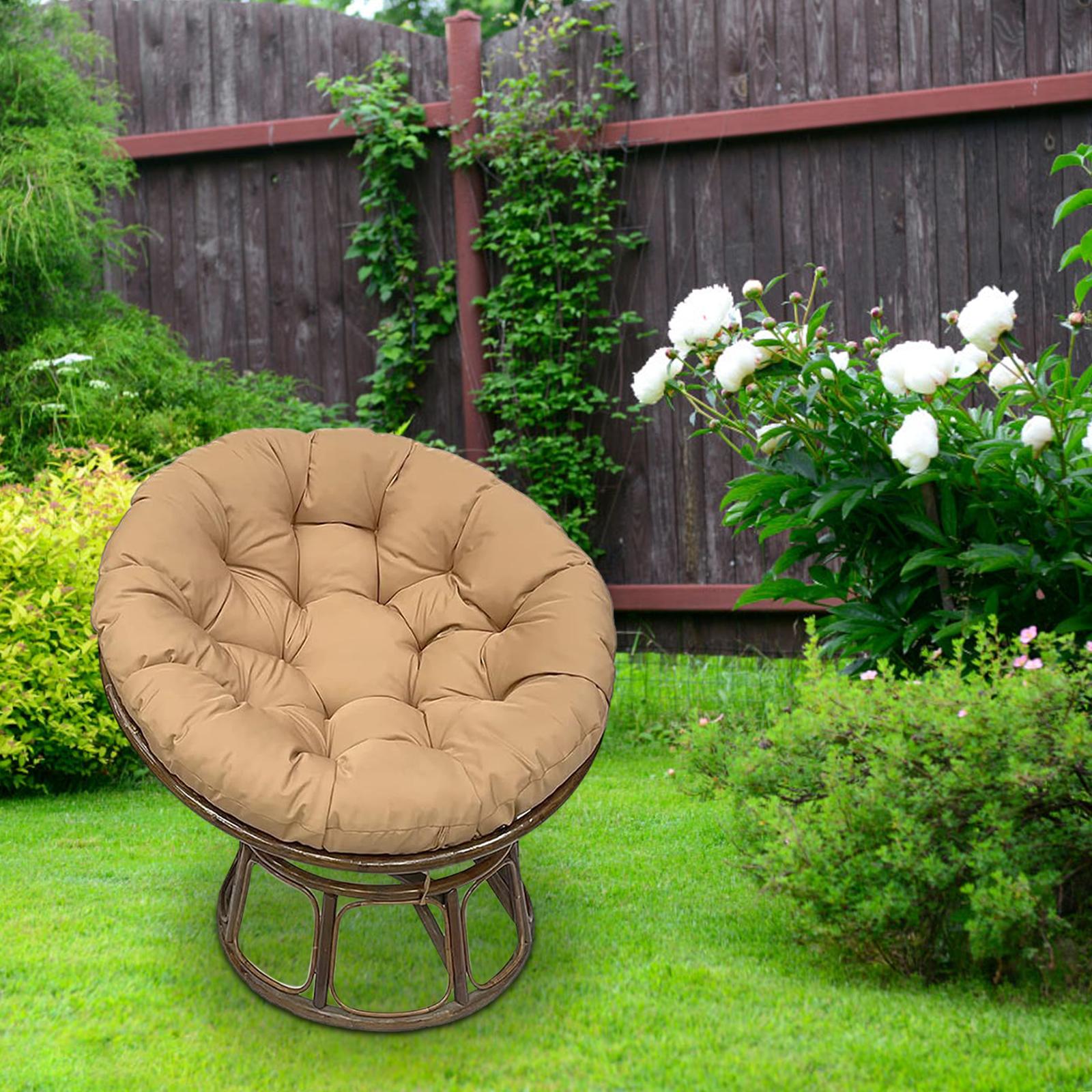 

Подушка для сиденья, подушка для гамака, многоцелевой сменный коврик для патио, подушка для подвесного корзинного стула для плетеного стула хаки