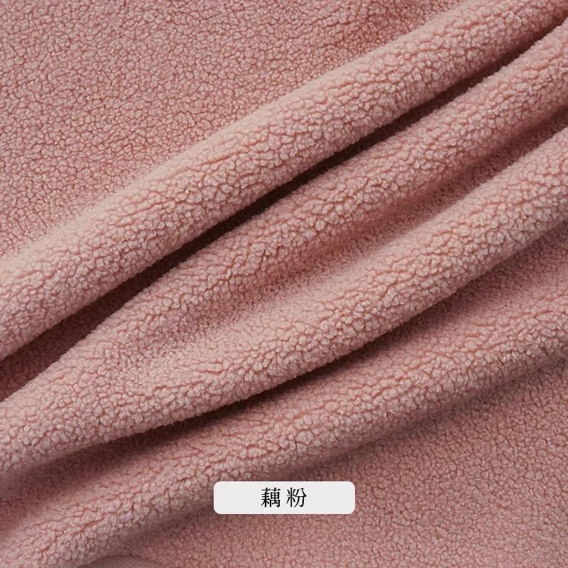 0.5m/1m/2m Soft Warm Lamb Wool Fabric for Sewing Winter Outerwear, Pillows, Pet Beds, Hat Handmade DIY Festival Doll Fabric