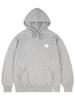 [Unisex] Small Cloud Heart Smile Hoodie_Gray