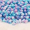 4-10mm Iridescent ABS Imitation Pearl Beads for DIY Decoration
