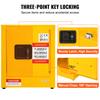 SucceBuy Flammable Safety Cabinet 11/12/30 Gallon Cold-Rolled Steel Flammable Liquid Storage Cabinet NFPA Code 30 OSHA Standards